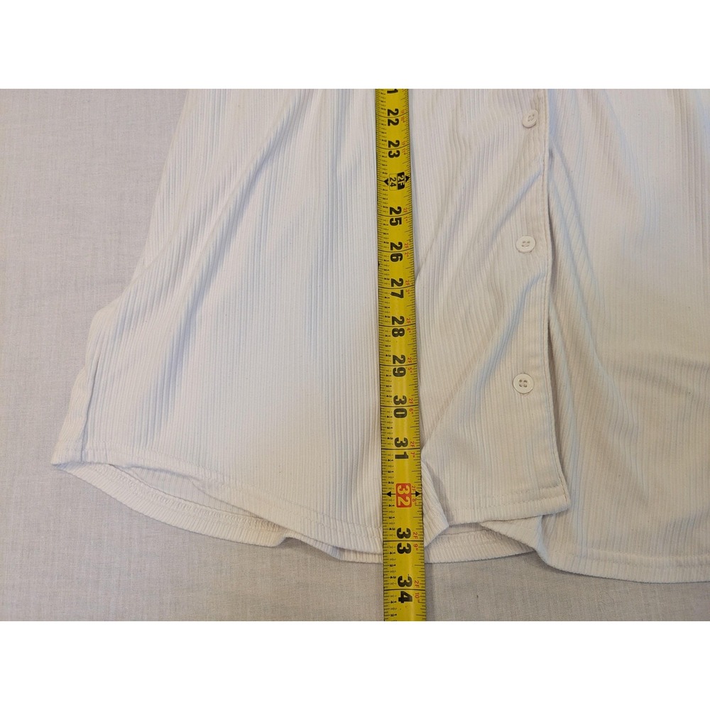 Juicy Couture Sleepwear Shirt Womens L Button Front Short Sleeve Lounge Pajama - Picture 13 of 15